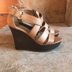 NWOT Express wedge sandals